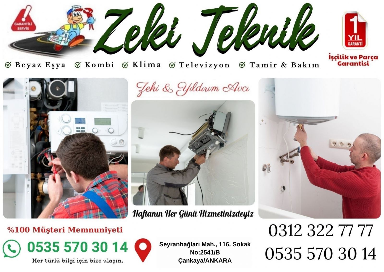 Seyranbağları Demirdöküm Servisi